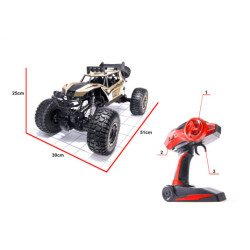 RC autó Rock Crawler 1:8, 4x4, arany