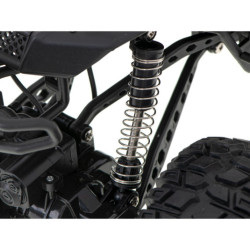 RC autó Rock Crawler 1:8 méretarányban, 4x4 - fekete