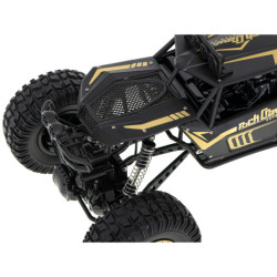 RC autó Rock Crawler 1:8 méretarányban, 4x4 - fekete