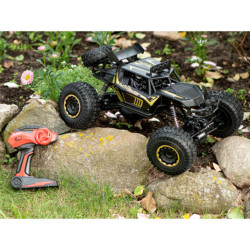 RC autó Rock Crawler 1:8 méretarányban, 4x4 - fekete
