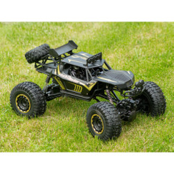 RC autó Rock Crawler 1:8 méretarányban, 4x4 - fekete