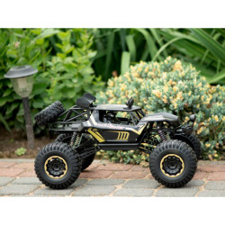 RC autó Rock Crawler 1:8 méretarányban, 4x4 - fekete