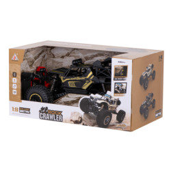 RC autó Rock Crawler 1:8 méretarányban, 4x4 - fekete