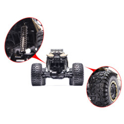 RC autó Rock Crawler 1:8 méretarányban, 4x4 - fekete