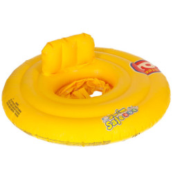 BESTWAY 32096 Felfújható ülés kerekeken narancssárga