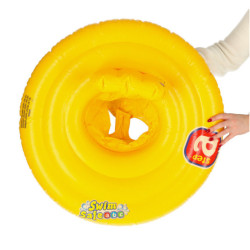 BESTWAY 32096 Felfújható ülés kerekeken narancssárga