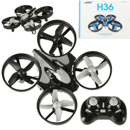 Mini dron RC JJRC H36 2.4GHz 4CH 6 AXIS – fekete