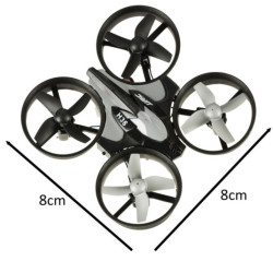 Mini dron RC JJRC H36 2.4GHz 4CH 6 AXIS – fekete
