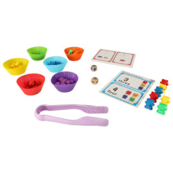 Oktatási medvék tanulj meg számolni montessori 44 db