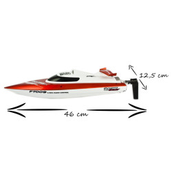 RC hajó távirányítóval FT009 narancssárga