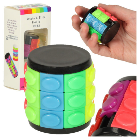 Logikai puzzle forgó hengerrel S