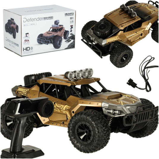 RC terepjáró driftkocsi 20 km/h barna