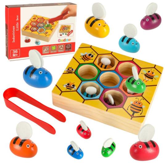 Montessori méhek lépek oktatási játék
