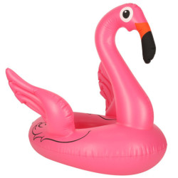 Felfújható gyerek ponton kerekeken flamingó