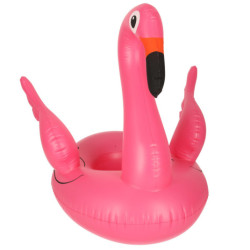 Felfújható gyerek ponton kerekeken flamingó