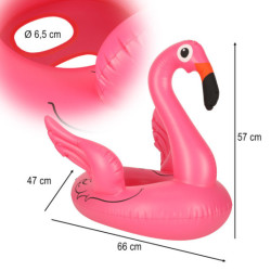 Felfújható gyerek ponton kerekeken flamingó