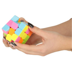 Puzzle játék Puzzle kocka 3x3 neon 5,65 cm