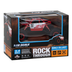 RC auto Rock Crawler 1:18 piros