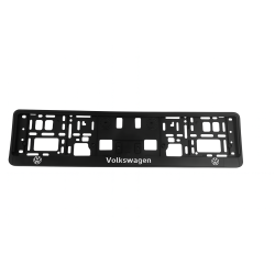 Podložka pod ŠPZ 3D VOLKSWAGEN nove logo detial