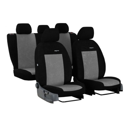 Poťahy pre MITSUBISHI ASX (2010-2022) Elegance (velour-velour) šedá (vyp)