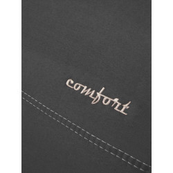 Poťahy pre VOLKSWAGEN Crafter 1+1 (od 2017) Comfort (Alcantara) tmavo šedá (vyp)