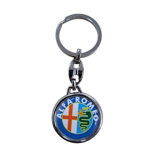Kľúčenka Alfa Romeo okrúhla