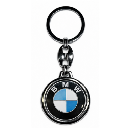Kulcstartó öntapadó BMW kerek fekete