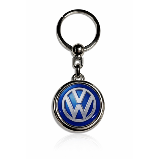 Műgyanta kulcstartó Volkswagen kék