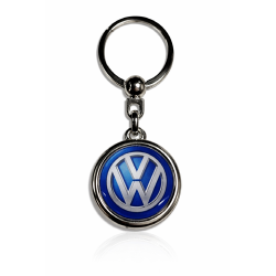 Műgyanta kulcstartó Volkswagen kék