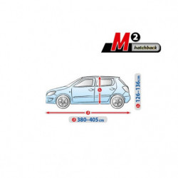 Alapvető garázstakaró M2 hatchback szétnyitva (kicsomagolt)