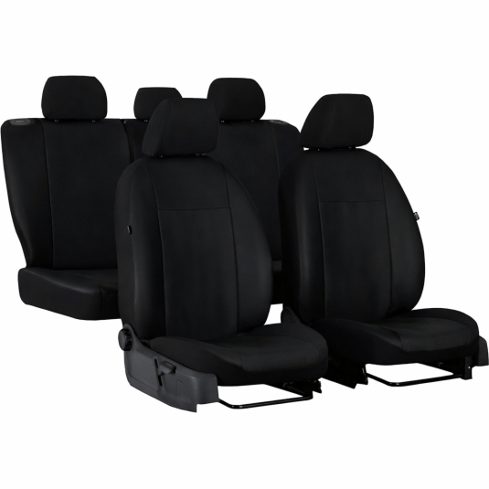 Autopoťahy UNICO (premium) šedo-čierne (Alcantara-koža)