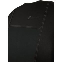 Kiárusítás VOLKSWAGEN GOLF VI (2008-2012) Exclusive Alcantara (Alcantara-bőr) fekete üléshuzat (kiár)
