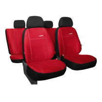Poťahy pre SEAT CORDOBA III (2003-2009) Comfort (Alcantara) červená (vyp)