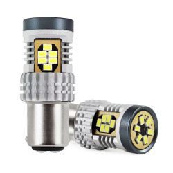 LED izzók CANBUS 3020 24SMD 1157 BAY15D P21/5W Fehér 12V/24V
