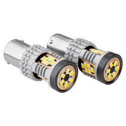 LED izzók CANBUS 3020 24SMD 1157 BAY15D P21/5W Fehér 12V/24V