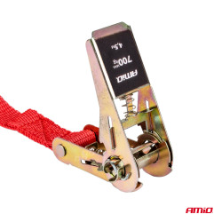 Racsnis rögzítőhevederek 700kg 25mm 4,5m 4db BELT-03