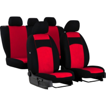 Autopoťahy Tuning 100% šedo-čierne (velour-textil)