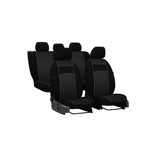 Poťahy pre NISSAN QASHQAI +2 5 miestne I (2007-2013) VIP-B3 (textil) 1.model
