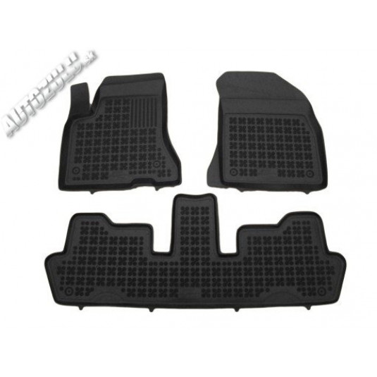 Gumiszőnyegek CITROËN C4 Picasso 5 személyes (2006-2013) emelt szegéllyel