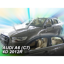 Szélvédő deflektorok AUDI A6 C7 4D (+hátsó) Sedan (2011-2018)