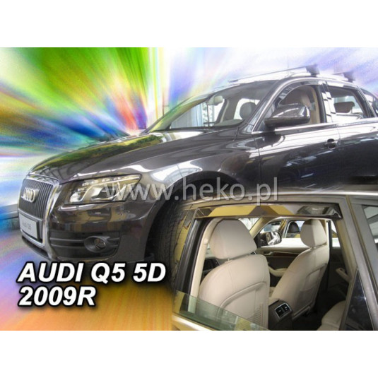 Deflektorok AUDI Q5 5D számára (+hátsó) (2009-2016)