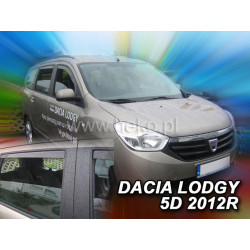 DACIA Lodgy 5D deflektorok (+hátsó) (2012-től)