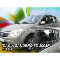 Deflektor DACIA Sandero 5D (+hátsó) (2008-2012)
