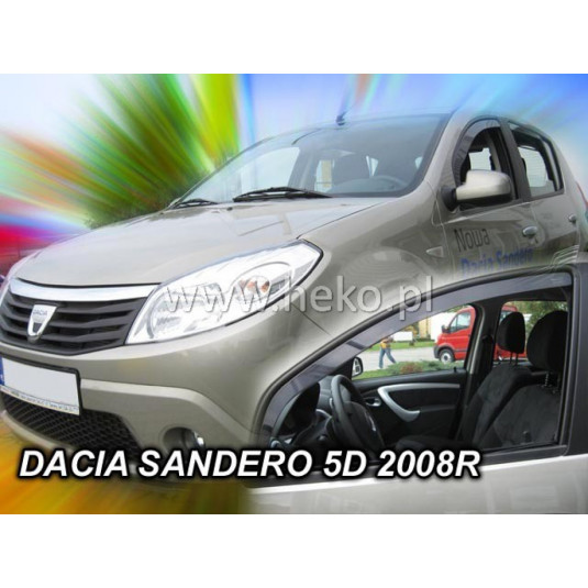 Deflektorok DACIA Sandero 5D (2008-2012)