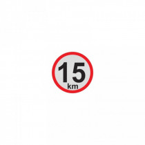 Reflexív matrica kicsi - 15 km