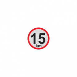 Reflexív matrica kicsi - 15 km
