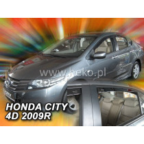 HONDA City 4D deflektorok (+hátsó) (2008-tól)