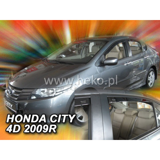 HONDA City 4D deflektorok (+hátsó) (2008-tól)