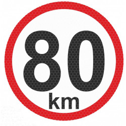 Kis reflexív öntapadó matrica - 80km