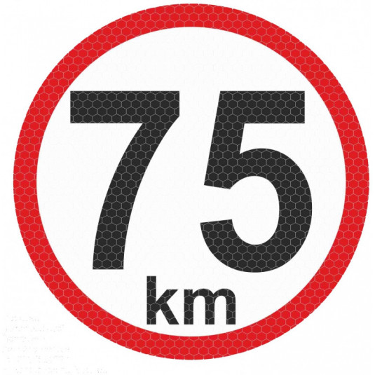 Kicsi reflexiós matrica - 75km